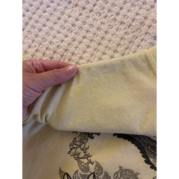 VTG Toby Keith Yellow Tie Dye Courtesy Of The Red White Blue Tshirt L RARE! Y2K - Picture 6 of 6